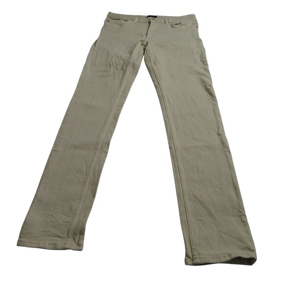 Theory Skinny Fit Beige Denim Jeans Men Size 30 Zipper Fly 5-Pocket Stretch - Picture 1 of 14